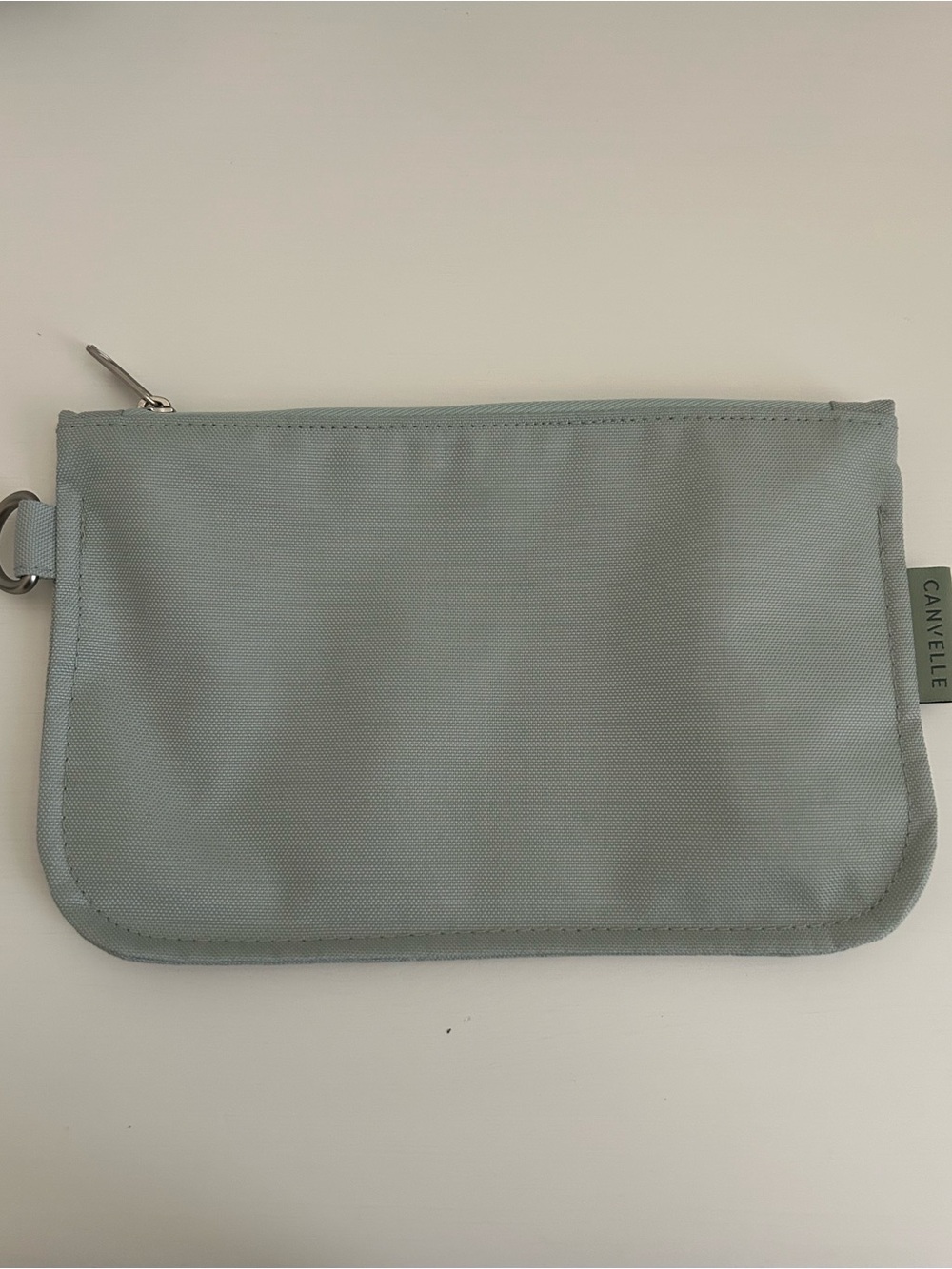 LAST CHANCE Canvelle Flat Pouch Medium Mint